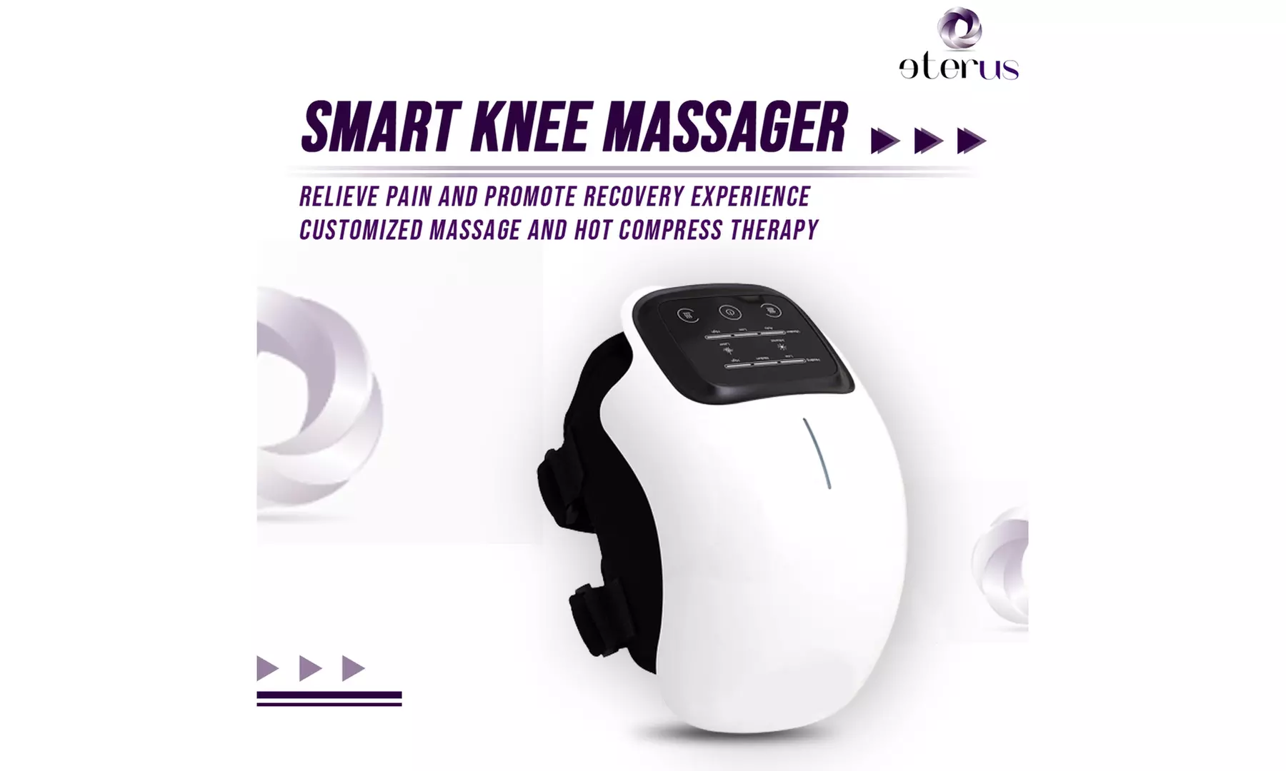 Wireless Smart Knee Massager with Pulse Technology