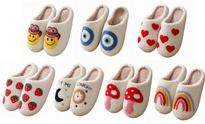 Women's Trendy House Slippers with Fun Prints