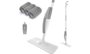 Spray Mops For Floor Cleaning Ergonomic Wet Dry Refillable Tank Microfiber Pads