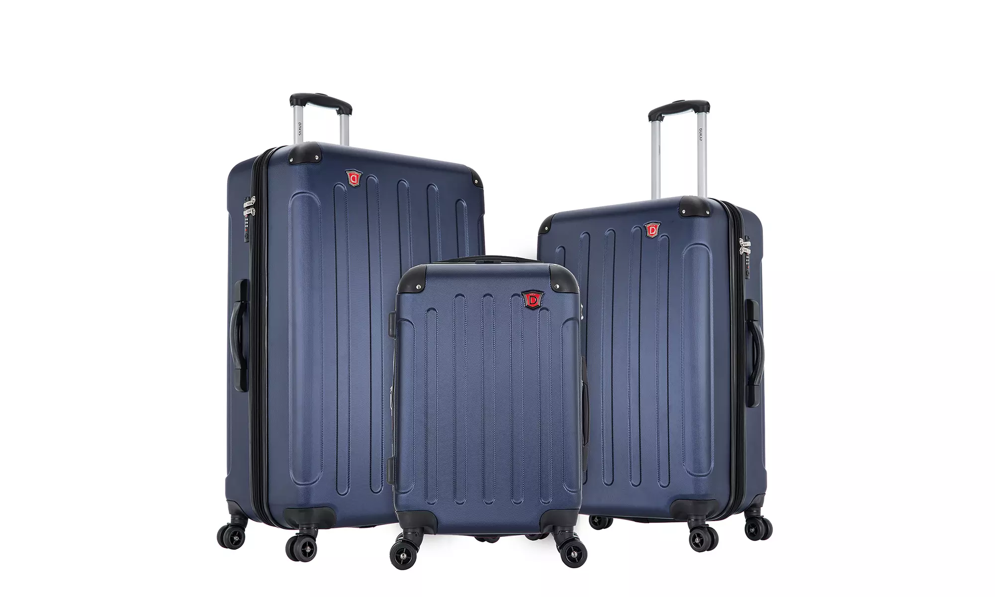 Three-Piece DUKAP Intely Smart Hardside Luggage Set 20"/28"/32"