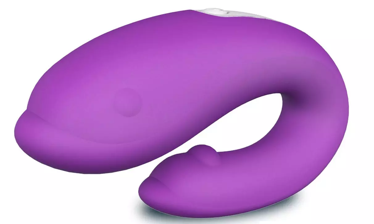 Waterproof G Spot Anal Vibrator with Quiet Dual Motor 9 Vibration Modes - Primary Image