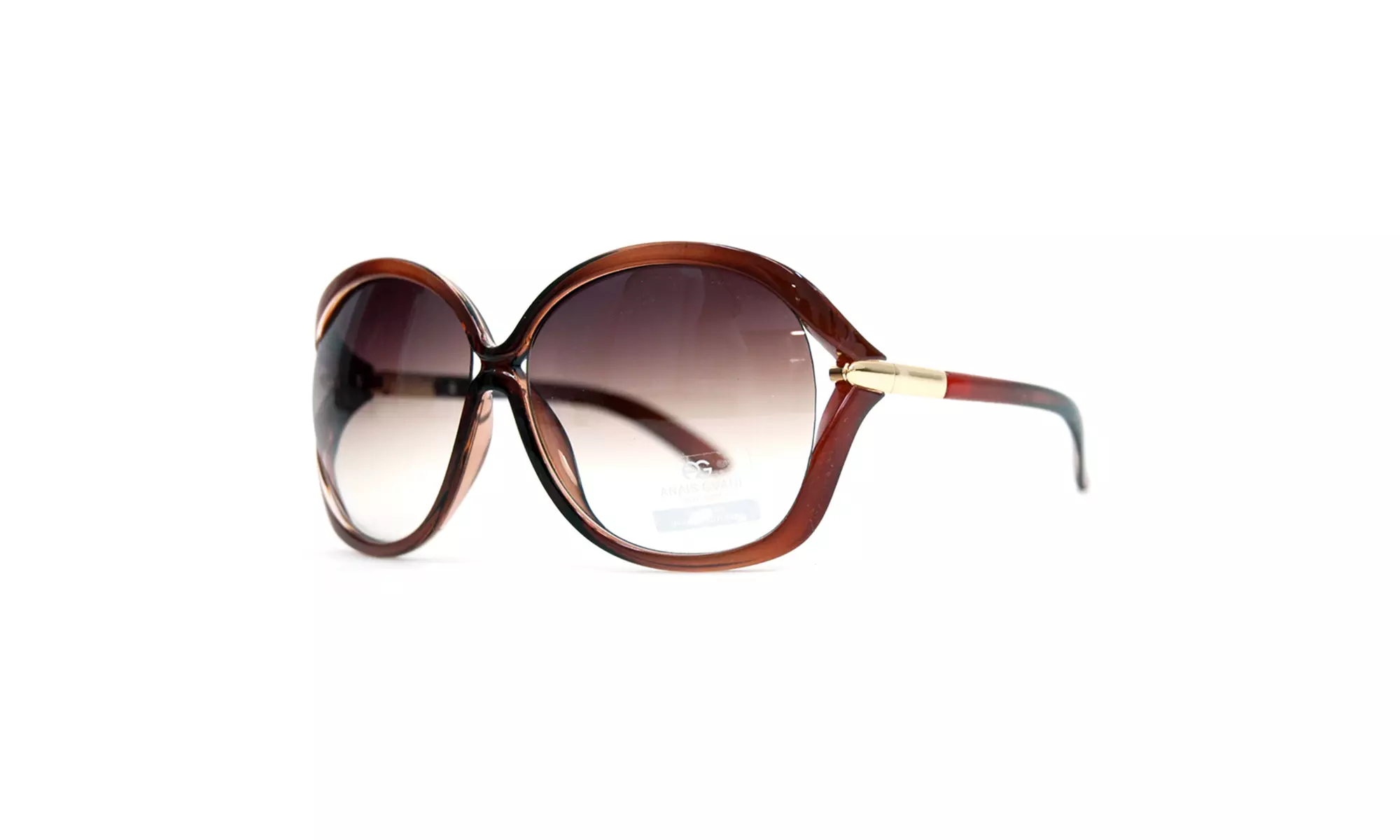 MMK collection By Anais Gvani Classic Round Frame Sunglasses 100% UV protection