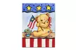 Jennifer Nilsson 'Patriotic Bear' Canvas Art - Second Medium