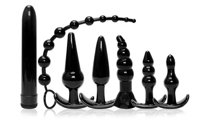 7Pcs/Set Vibrator Anal Beads Anal Plug Wireless Vibrator Massager  - Primary Image