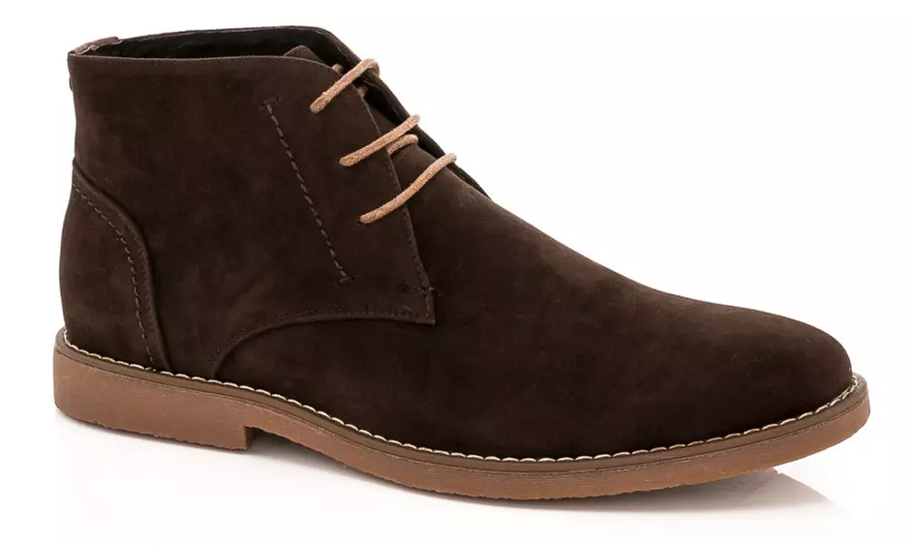Adolfo Keith Men's Microsuede Chukka Boots 