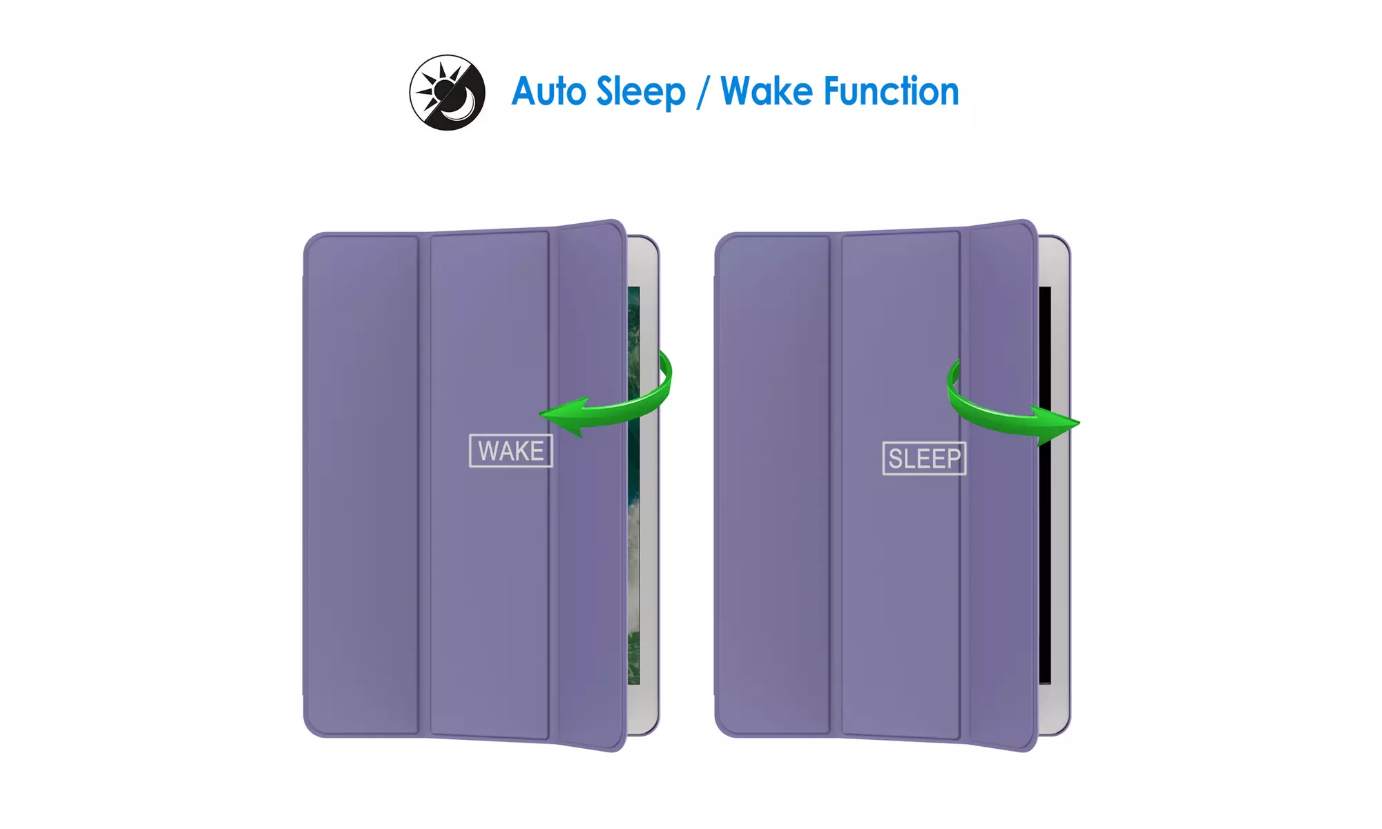 JETech Case for iPad Pro 9.7-Inch 2016 Model, Smart Cover Auto Wake/Sleep