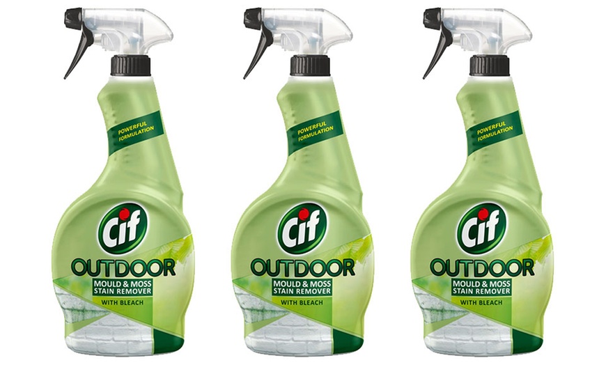 Image 1: Cif Outdoor Stain Remover Spray