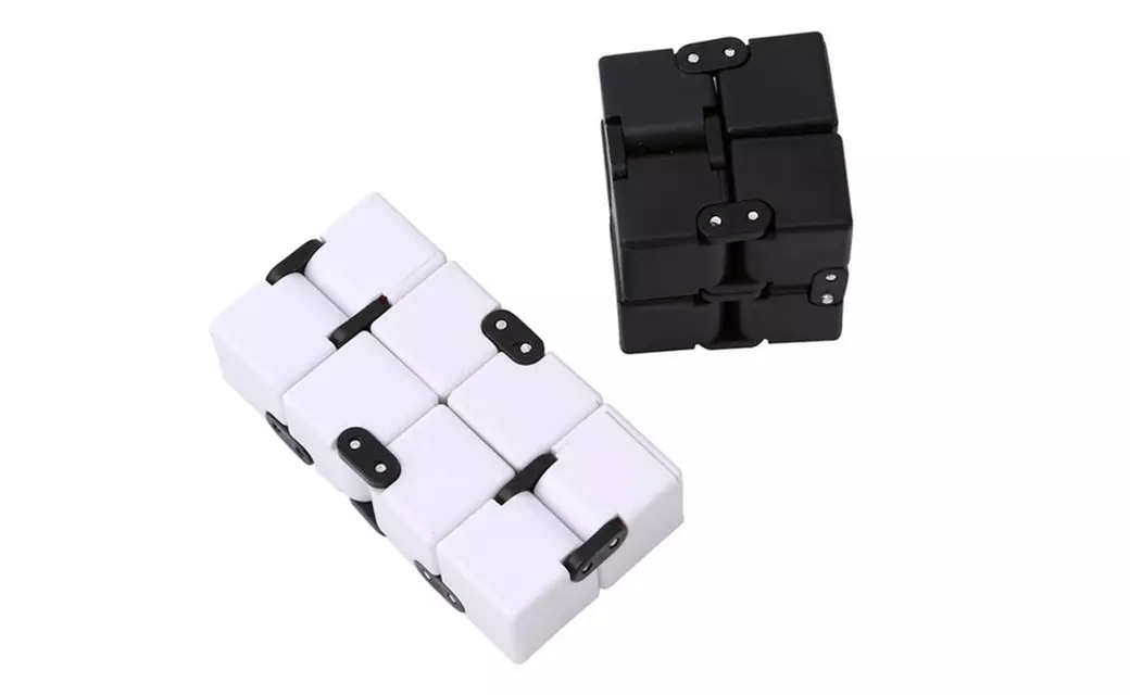 Magic Infinity Cube Fidget Cube Portable Foldable Puzzle Toy - Primary Image