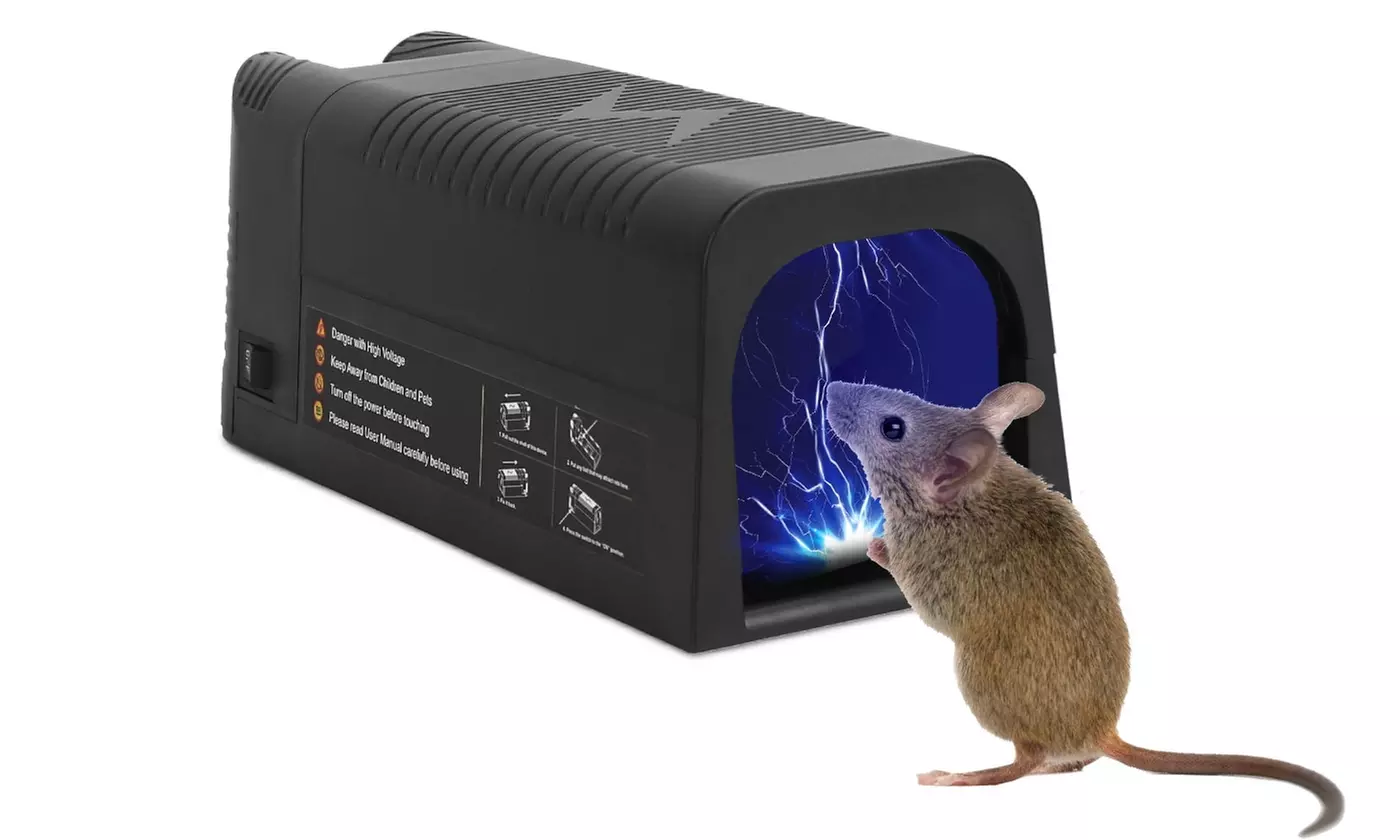 iMounTEK Electric Rat Trap Reusable Mouse Trap Rat Zapper Shock Rodent Killer - Primary Image