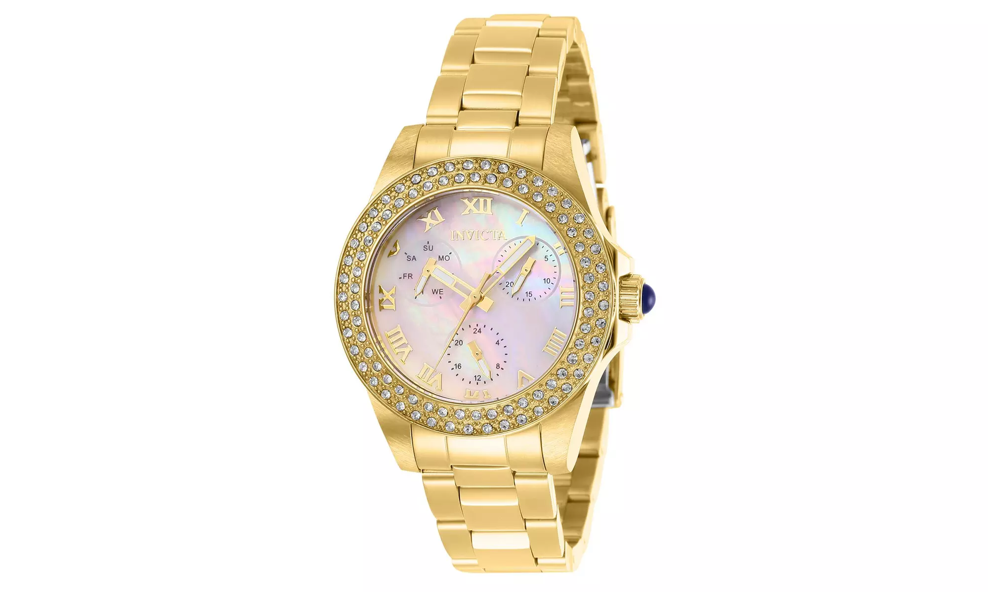 Invicta Women's Angel 28481 Quartz Chronograph White Dial Watch - Primary Image
