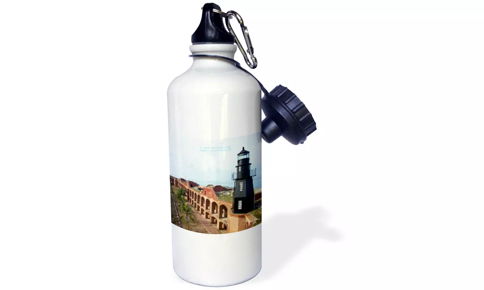  Water Bottle Dry Tortugas National Park Fort Jefferson and Lighthouse  - Primary Image