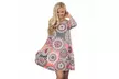 Ethnic Floral Pocket Large Swing Dress - Second Medium