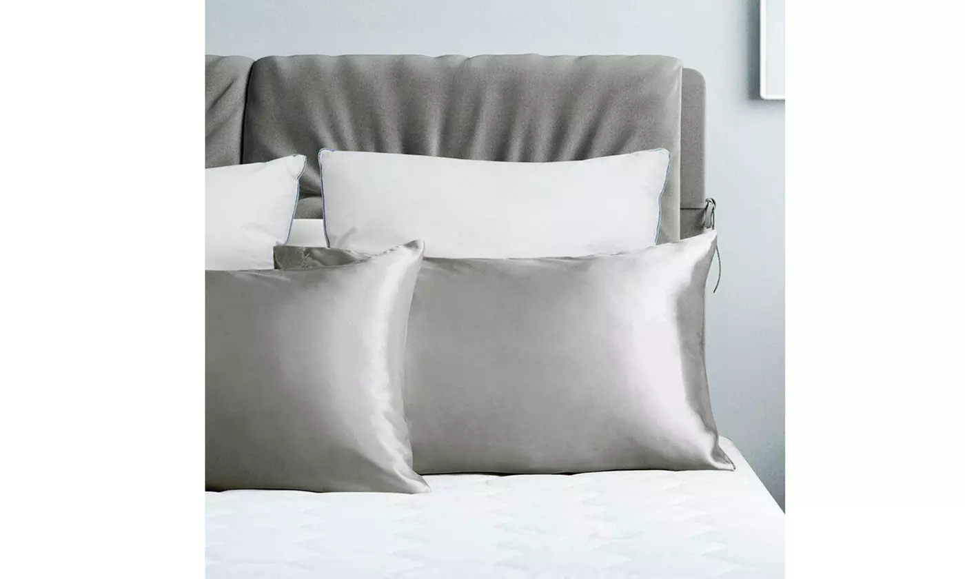 Satin Silk Pillowcase Envelop Closure Pillow Cover King Queen Size - Primary Image