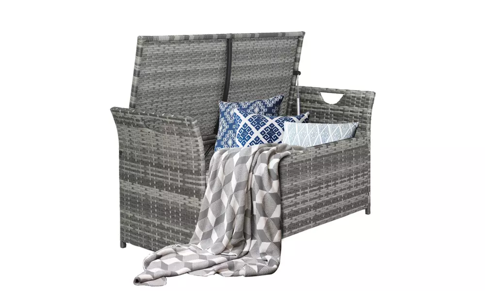  Iron Frame Can Accommodate Gradient Footstool Locker Rattan Locker - Primary Image
