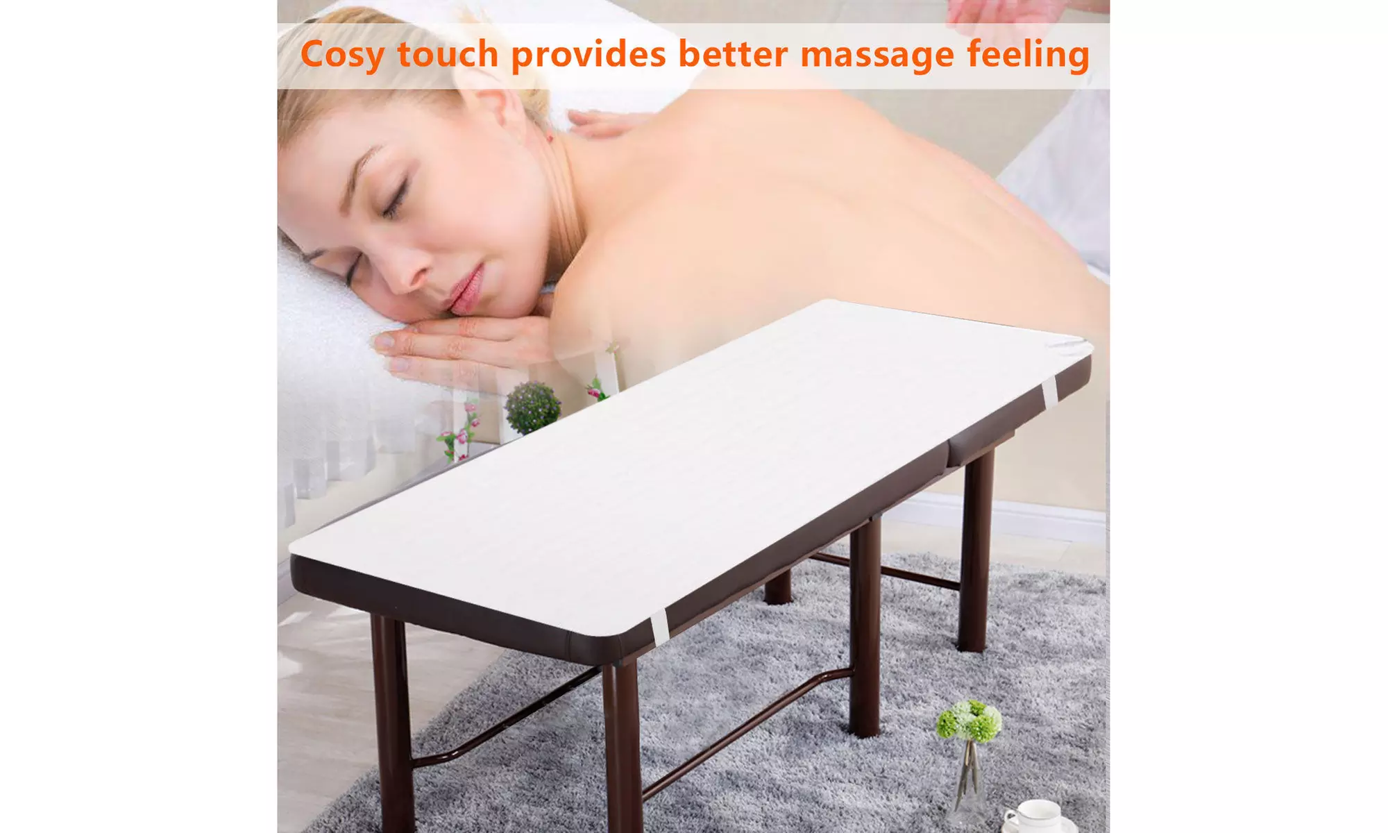 Massage Table Warmer Heated Mattress Pad Heat Settings Auto Overheat Protection