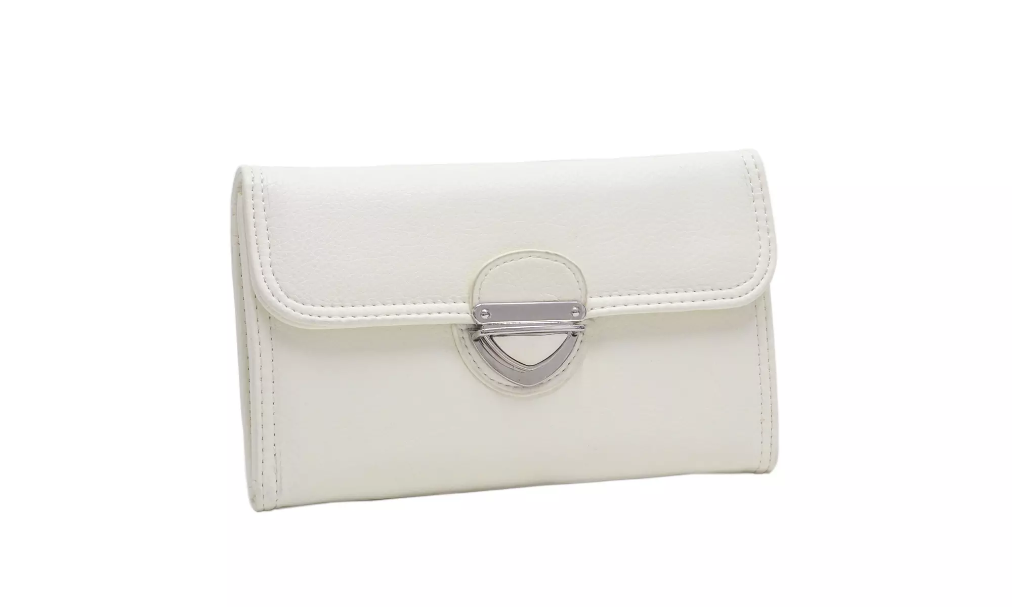 MKP Faux Leather Wallet with Buckle Snap Closure - Second Medium