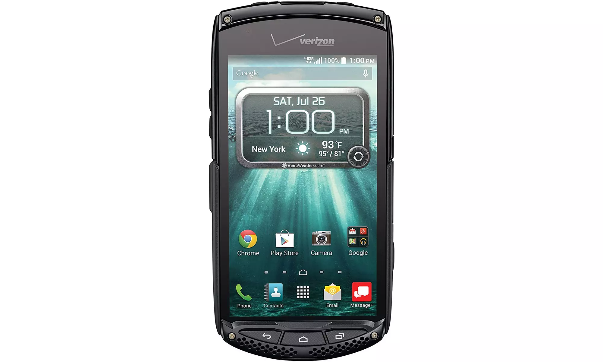 Kyocera Brigadier E6782 Verizon Smartphone w/ 8MP Camera - Black - Primary Image