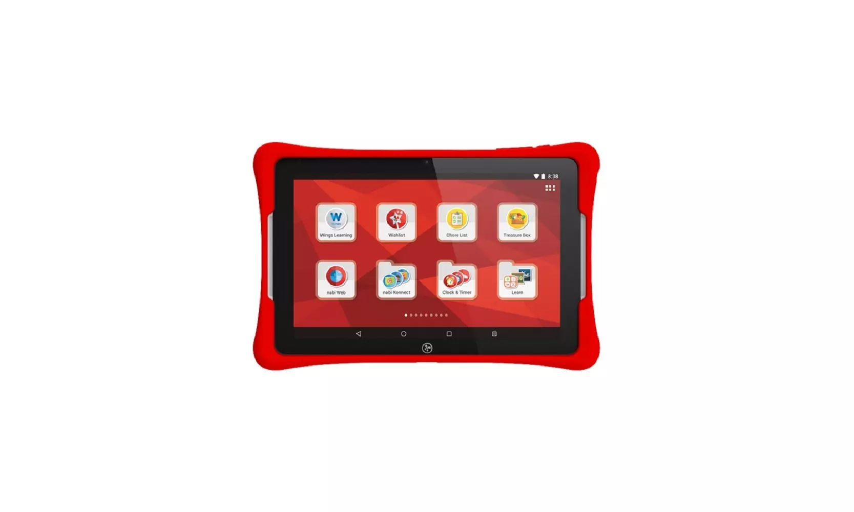 Nabi Elev-8 8" 32 GB Kids Tablet FCN95 White/Red (Certified Refurbished) - Primary Image