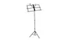 Glarry Handy Portable Adjustable Folding Music Stand with Bag Black