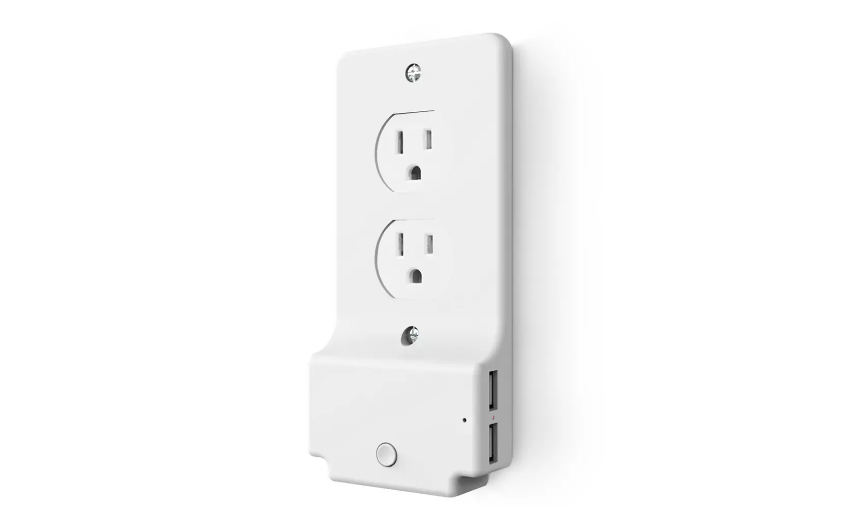 Xtreme Outlet Wall Plate Cover with Built-in LED and 2 USB Ports (Style Options) - Primary Image