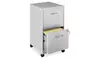 Lorell Steel Mobile File Cabinet, 2-DR, 14.25 in. x 18 in. x 24.5 in.,