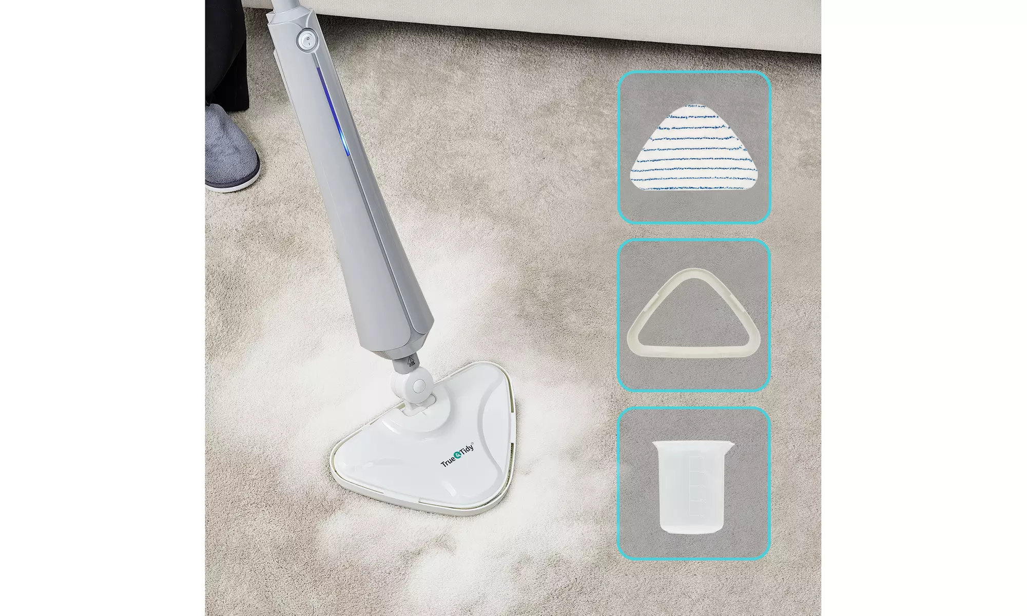 True & Tidy STM-300 Multi-Surface Steam Mop (Refurbished)