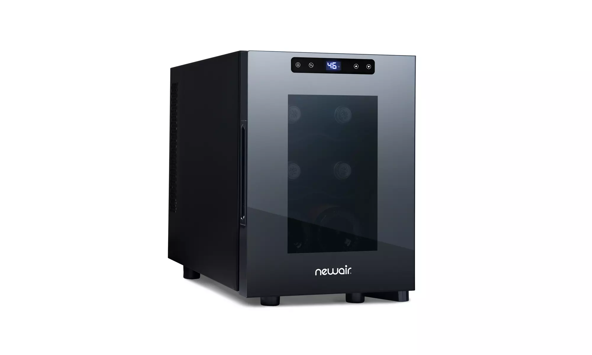 Newair Shadow-T Series 6 Bottle Countertop Wine Cooler Refrigerator - Primary Image