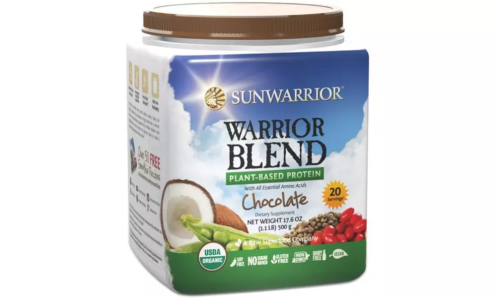 Sunwarrior Warrior Blend Plant Based Organic Protein - Primary Image