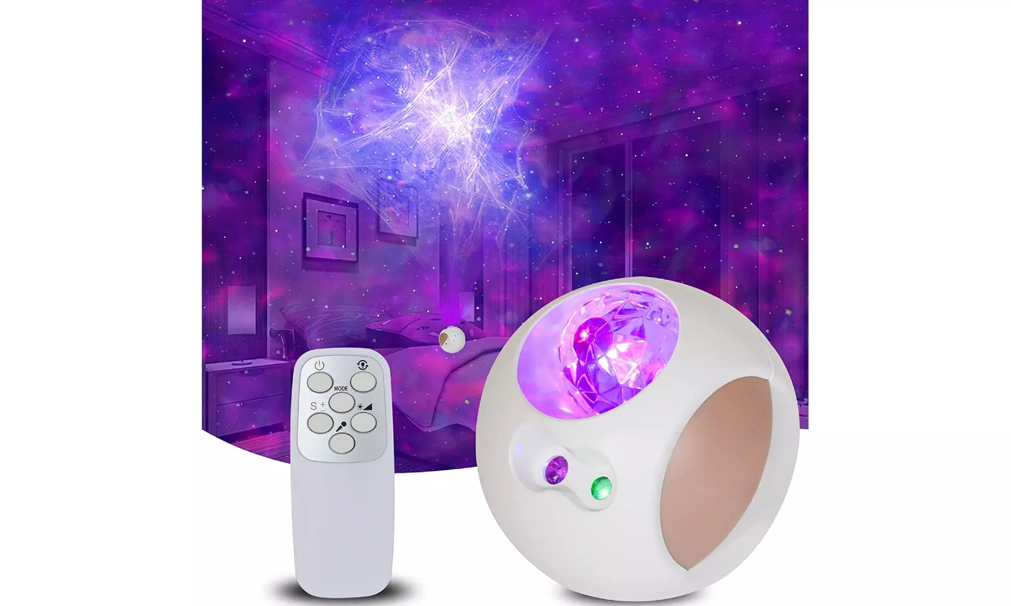 3D Aurora Galaxy Star Nebula Cloud Projector with Remote for Party Home Decor - Primary Image