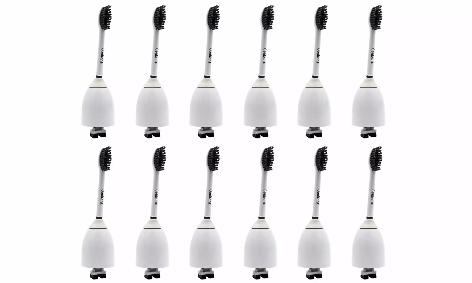 Replacement Charcoal Bristles Brush heads Fit for Philips Sonicare e Series - Second Medium