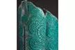 Black Star MEDINA (Turquoise) Women's Cowboy Boots - Second Medium
