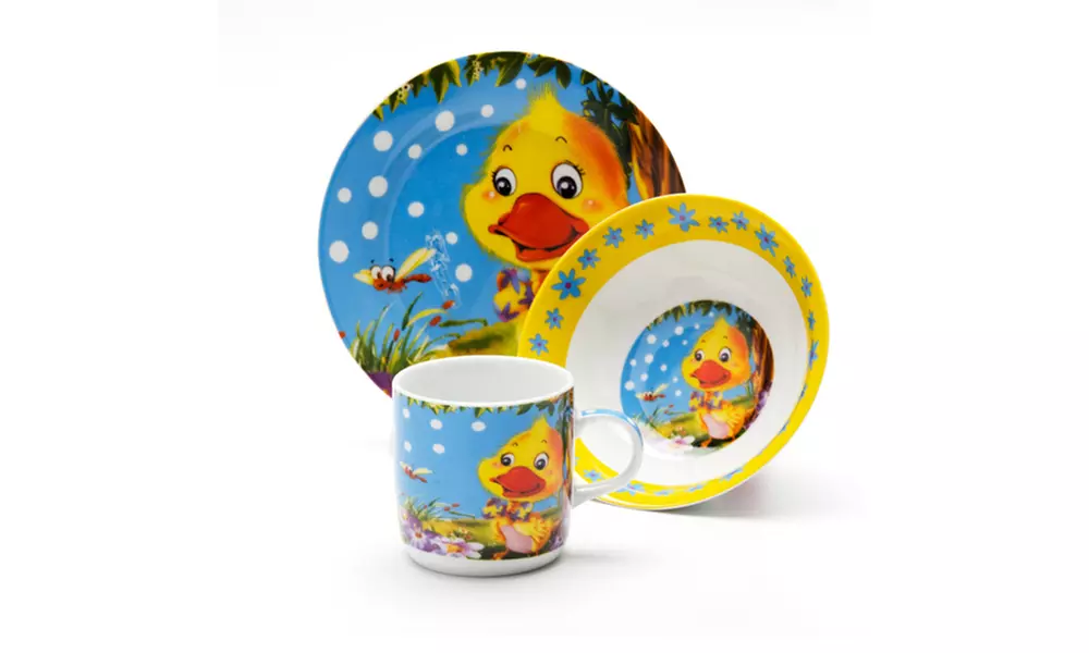 Children's dinner set -3 Piece Set  - Primary Image