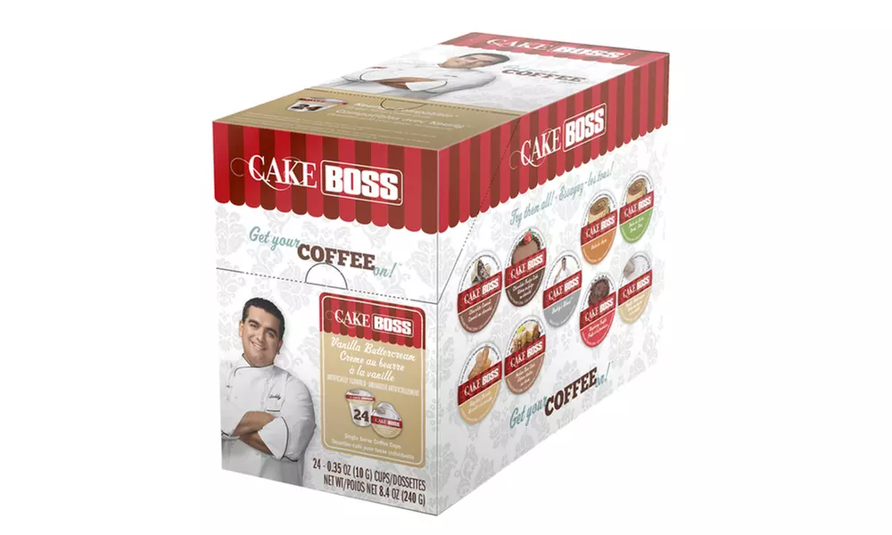 Cake Boss Vanilla Buttercream Coffee Single Serve Cups, 48 or 96 Count - Second Medium