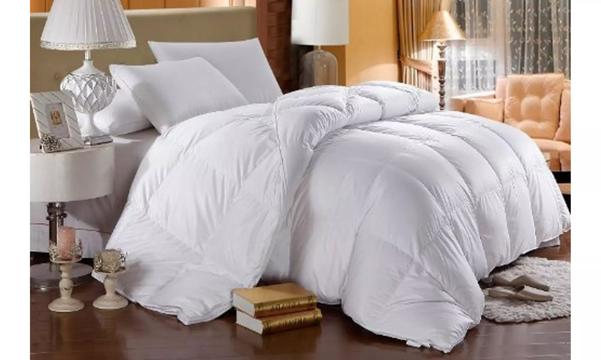 800 Thread Count Hungarian Goose Down Comforter - 750 Fill Power  - Primary Image