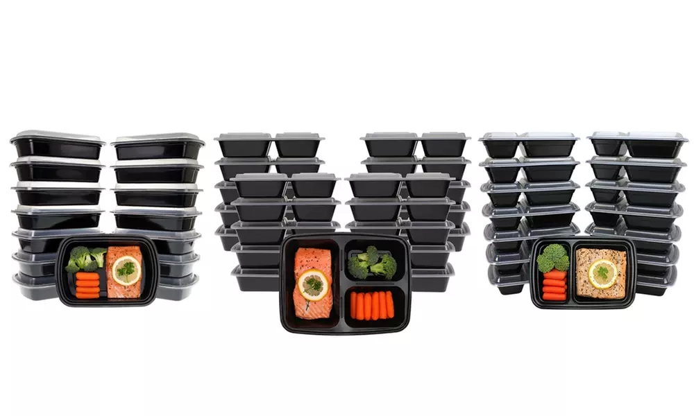 Meal Prep Containers, Lunch Box with Lids (30 and 40-Piece Set) - Primary Image