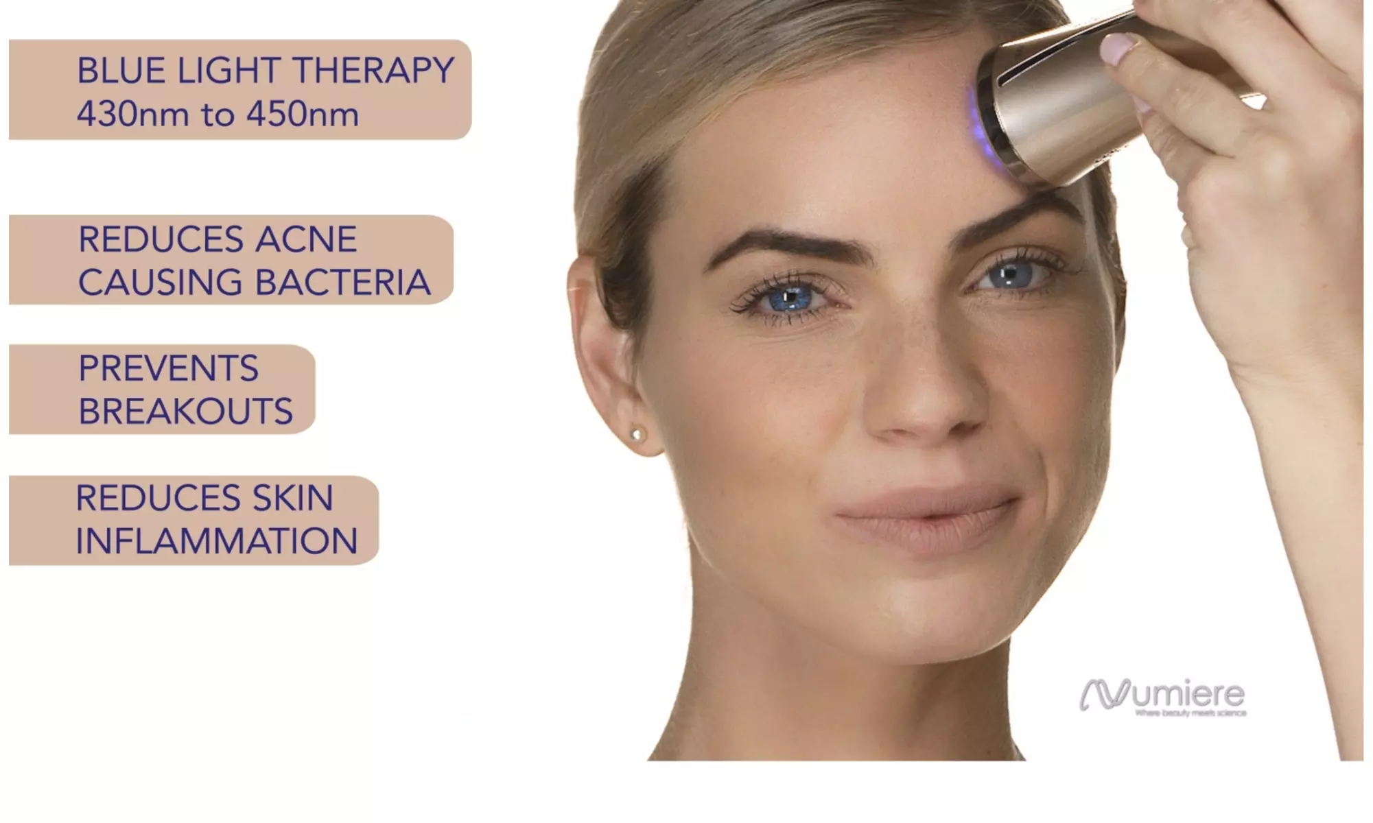 Lumina NRG Microcurrent LED Skin Tightening, Sculpting & Wrinkle Reducing Device