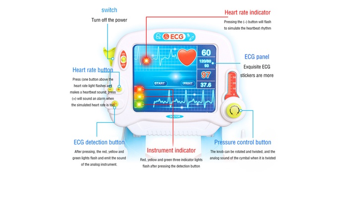toy stethoscope with sound