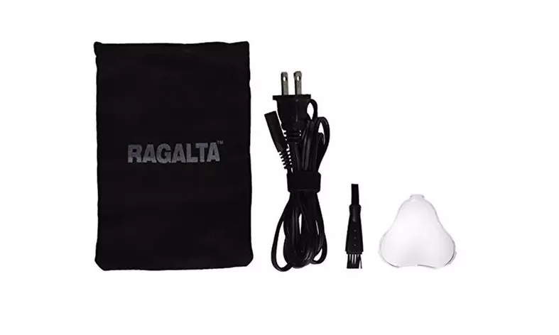Ragalta PureLife Rechargeable Triple Rotary Shaver - Double Ring Electric Razor - Second Medium