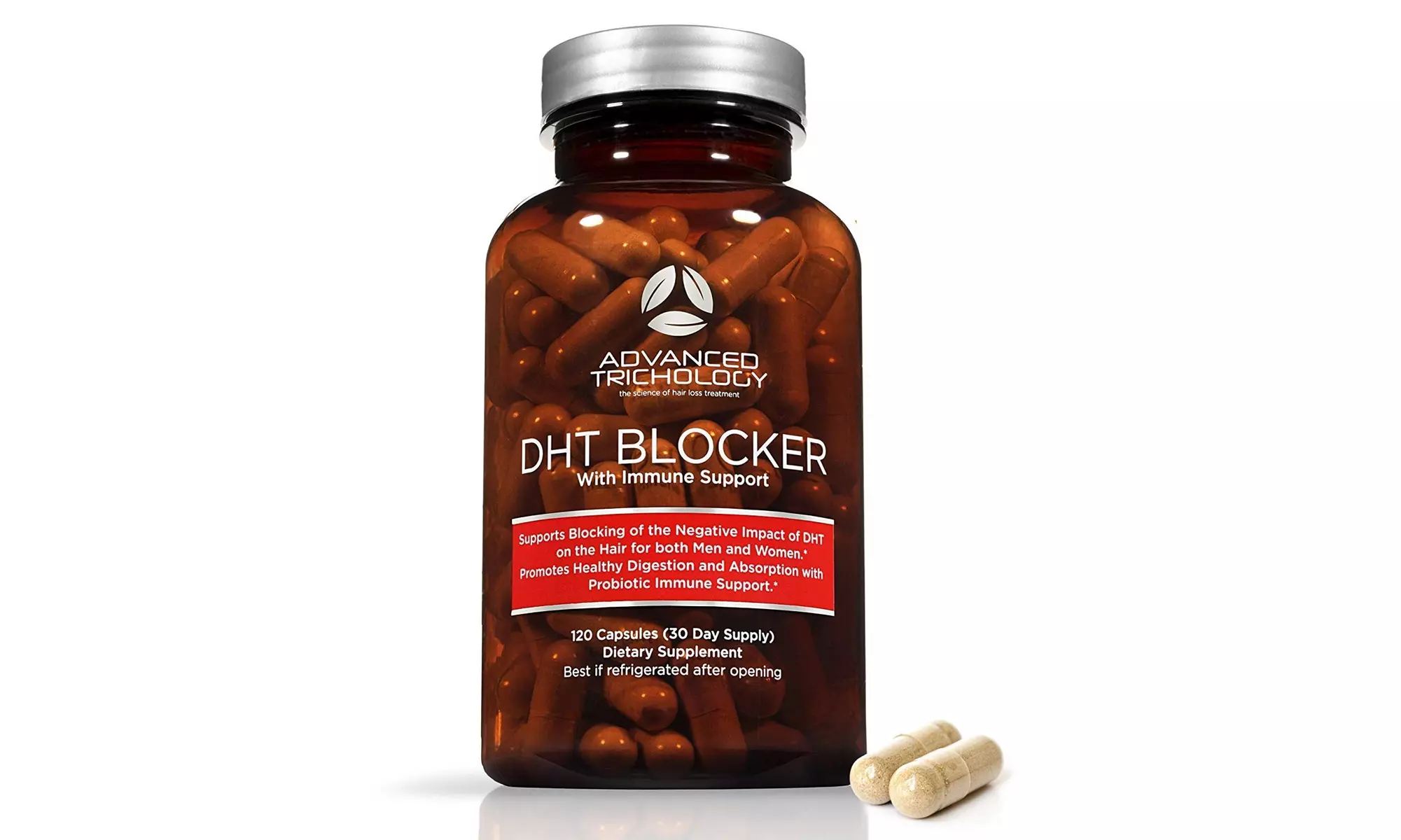DHT Blocker with Immune Support - Hair Loss Supplements, High Potency - Primary Image