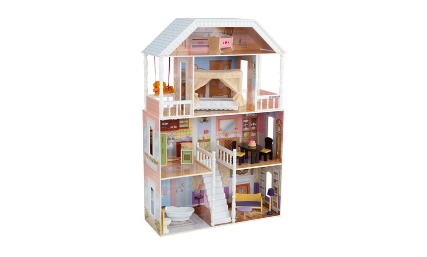 Barbie Dream House Size Dollhouse Furniture Girls Playhouse Play Fun ...