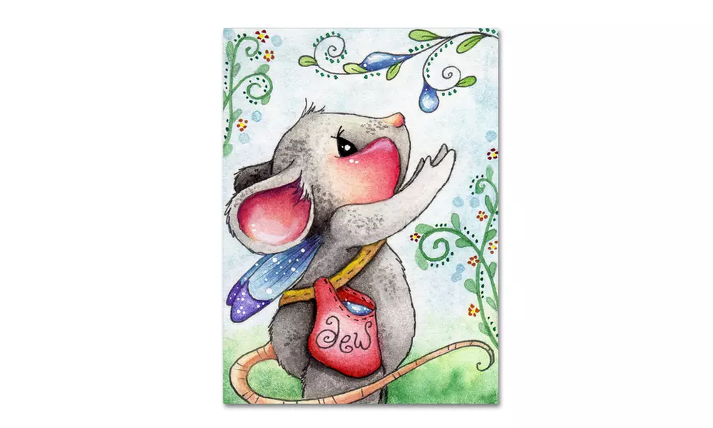Jennifer Nilsson 'Dew Collector' Canvas Art - Primary Image