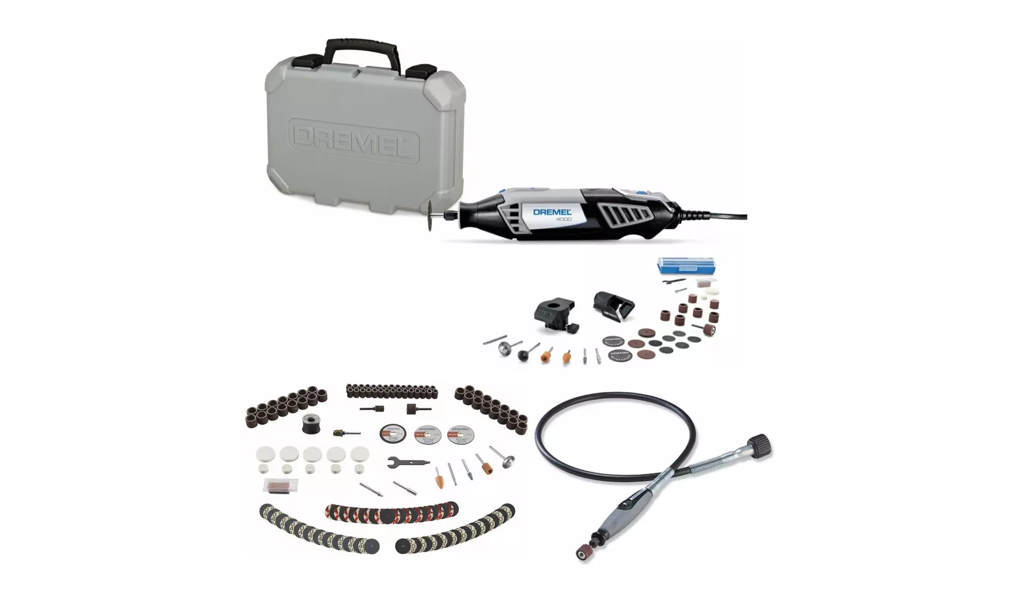 Dremel 4000-2/30 Rotary Tool Kit with All-Purpose Rotary Accessory Bundle - Primary Image