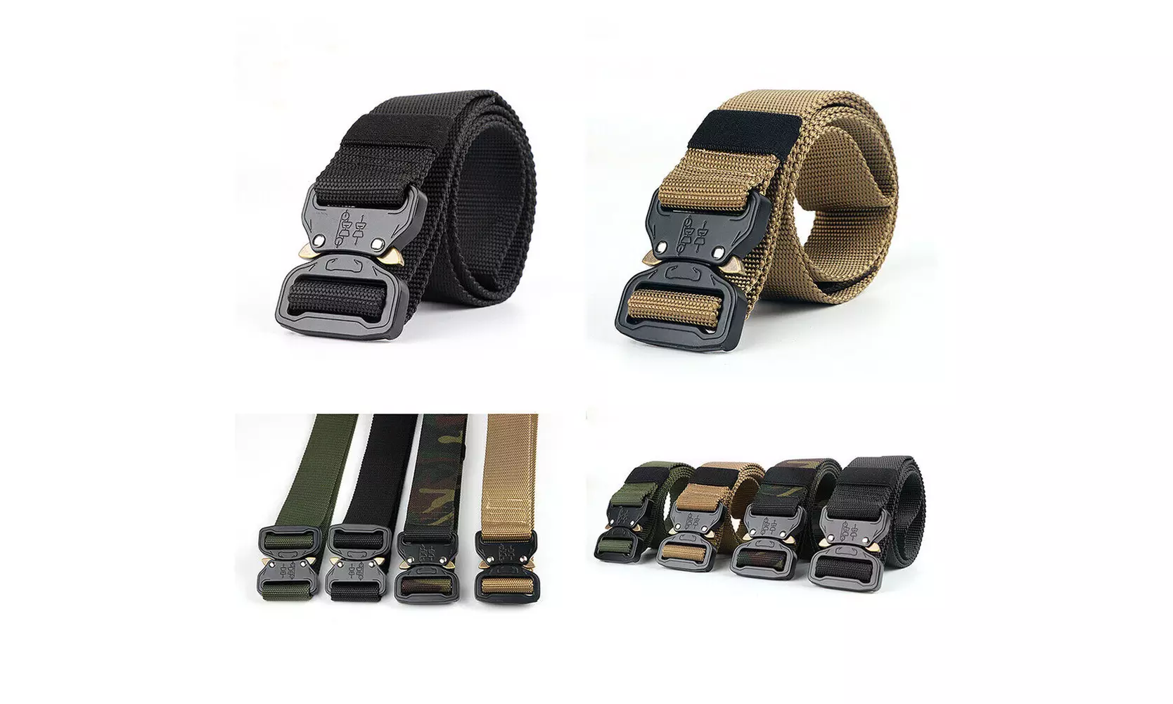 Casual Military Tactical Belt Mens Army Combat Waistband Rescue Rigger Belts