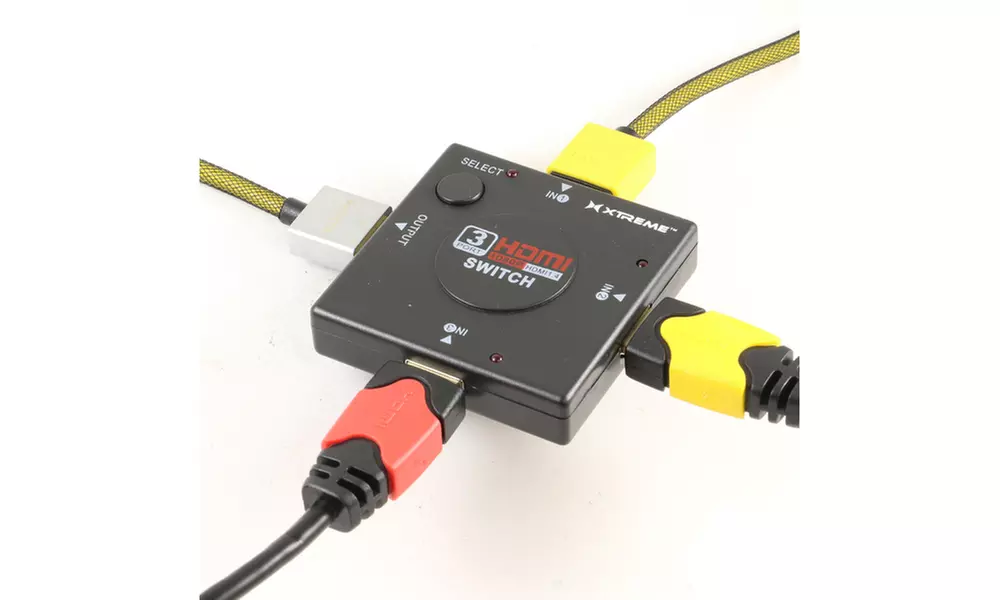 Xtreme 3 Port HDMI Switch 1080P Full HD W/Remote Control   - Second Medium