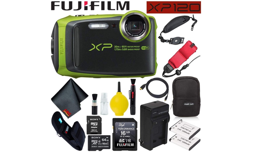 Fujifilm FinePix XP120 Waterproof Digital Camera 600019756 Lime