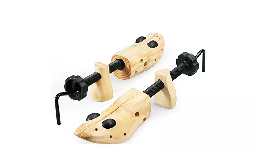 Universal Adjustable Wooden Shoe Stretchers - Second Medium