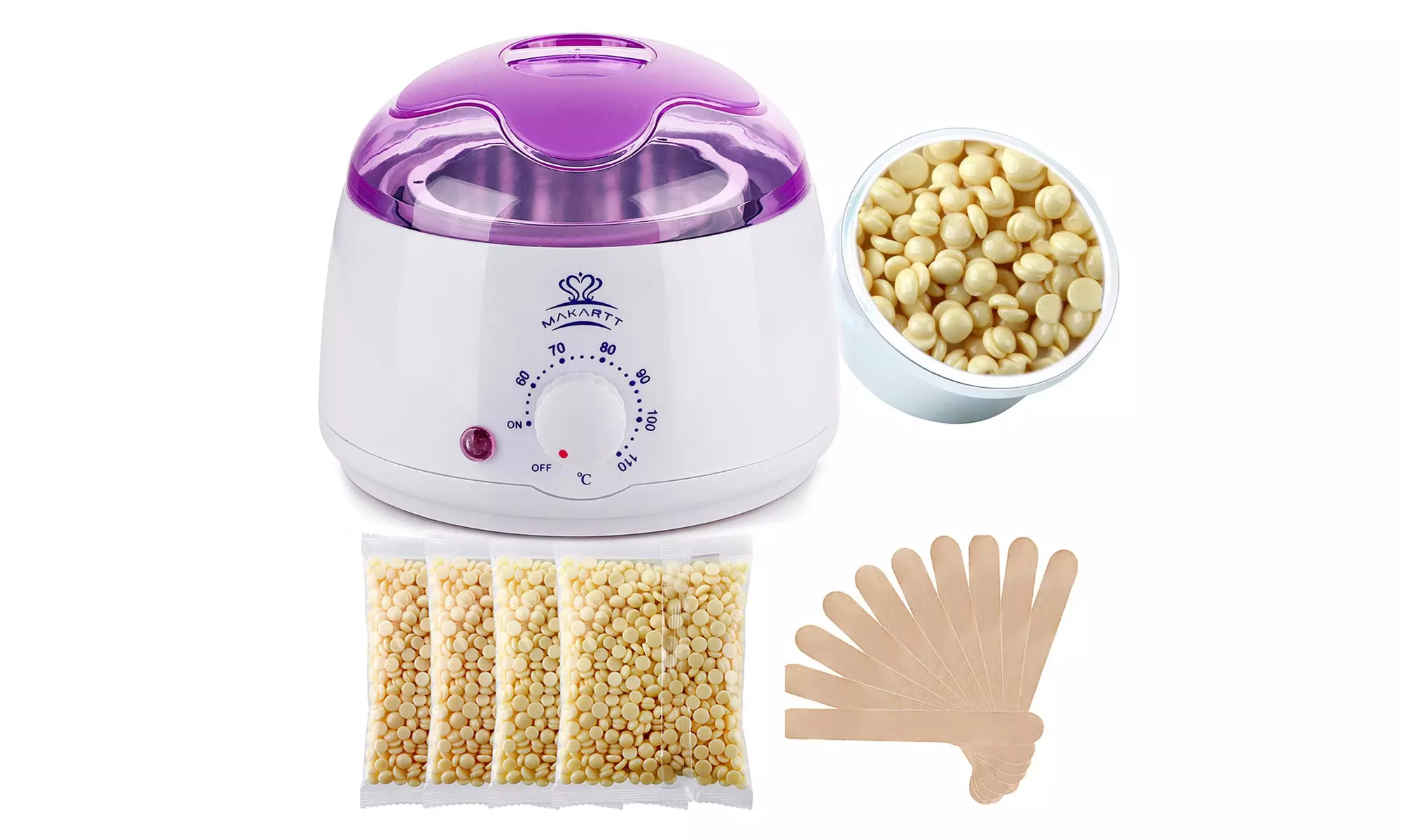 Makartt Wax Warmer Melter Hair Removal Kit Set  - Primary Image