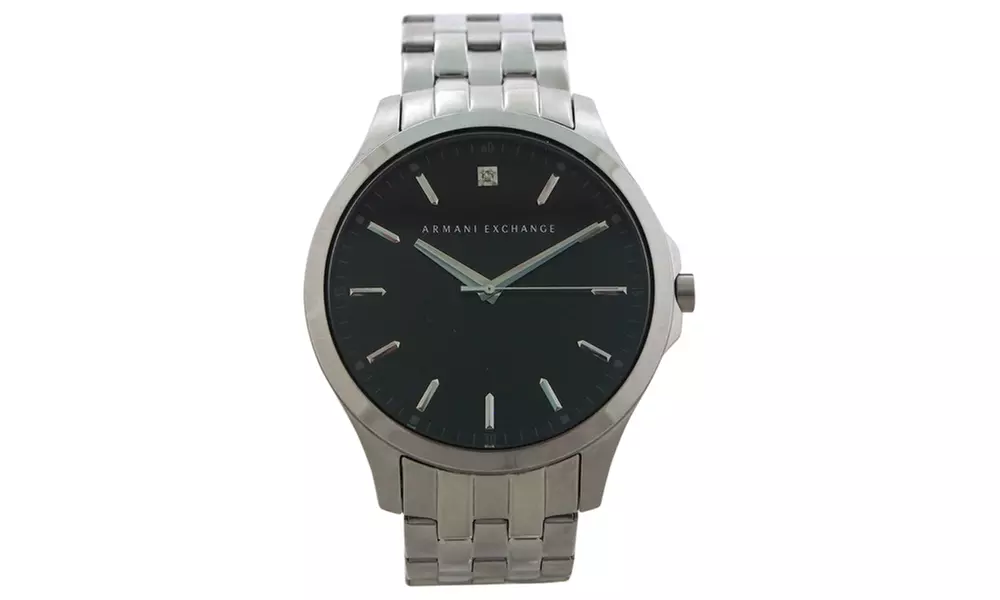 Armani Exchange Diamond Watch Armani Exchange AX2166 Diamond Accented Blue Dial Stainless  main image 4