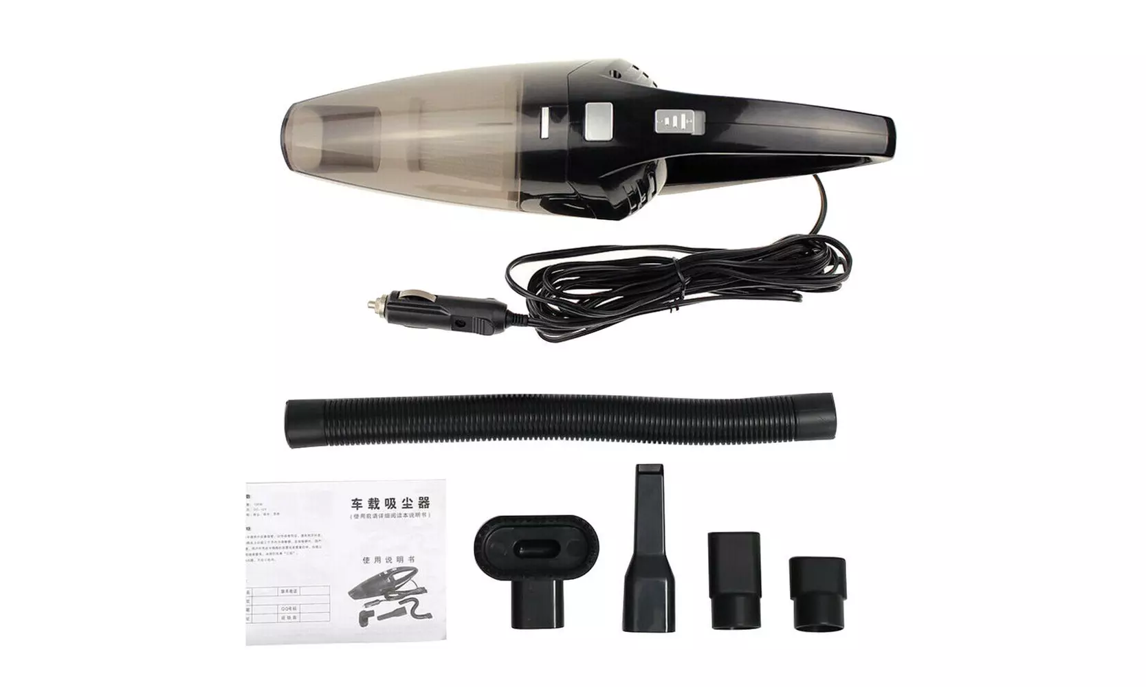 12V Car Vacuum Cleaner Ultra Auto 120W Mini Handheld Duster Wet Dry Portable - Primary Image