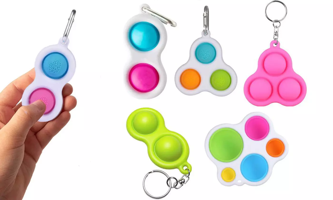 Simple Dimple Bubble Popper Anti-Stress Pressure Relief Fidget Toy(2 Pack) - Primary Image